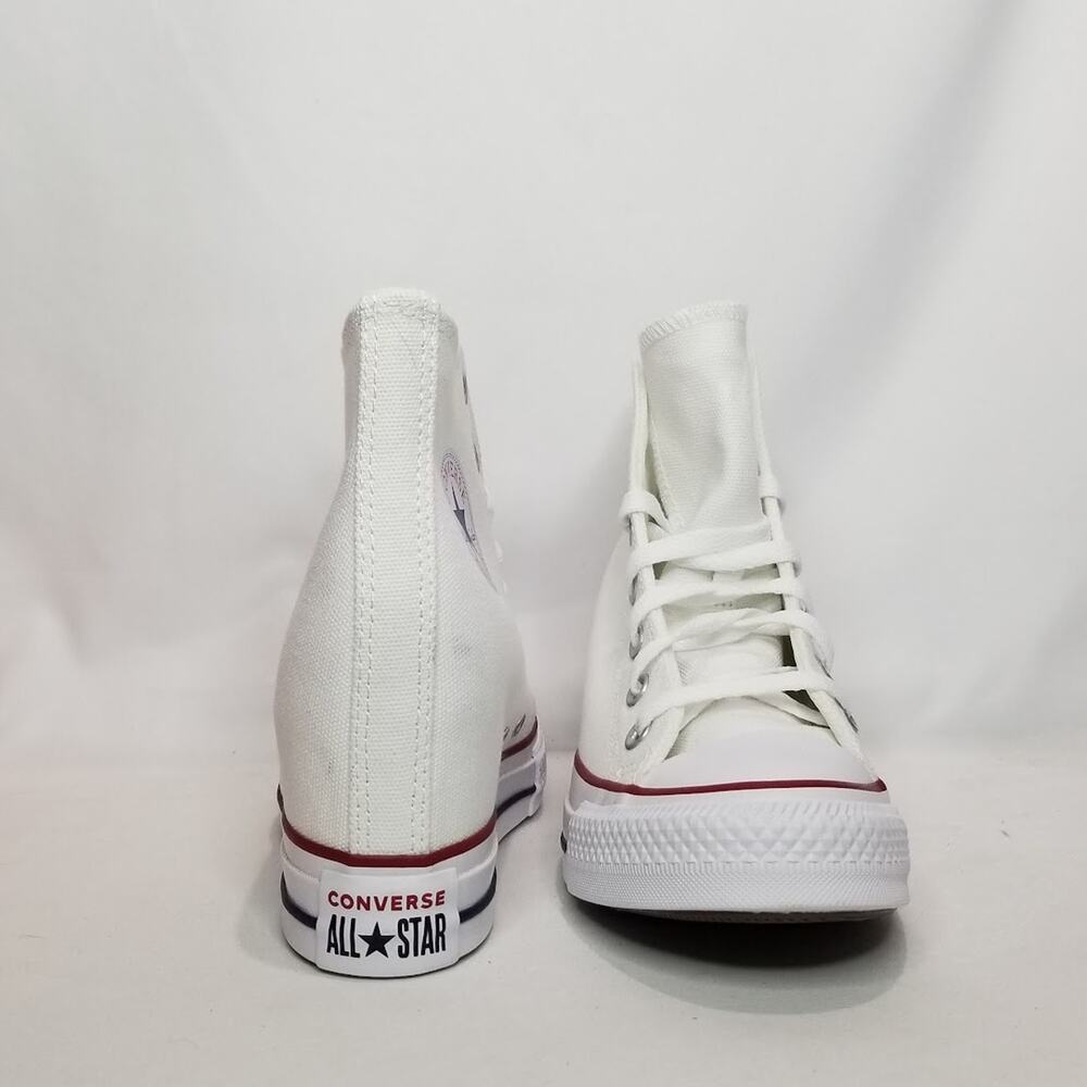 Converse Women's Wedge Hi Tops Size 7 White A11908C NWT - Picture 6 of 8